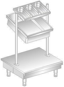 DoraMetal Bröd- och besticksdispenser DM-94615-E