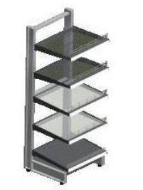 Komplett hyllsats 660 mm