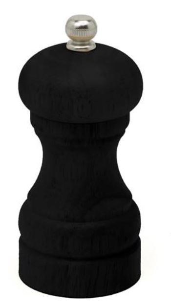 SALT & PEPPARKVARN 11 CM SVART