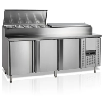 TEFCOLD® Kylbänk SS8300 3 dörrar