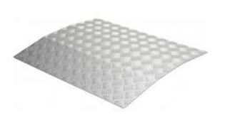 Aluminium ramp 1000 mm bredd/120 mm höjd