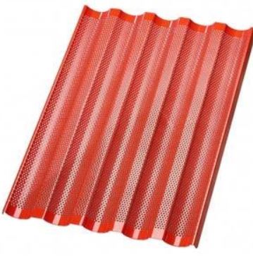 Baguetteplåt 600×450 mm 5R gummisilikon