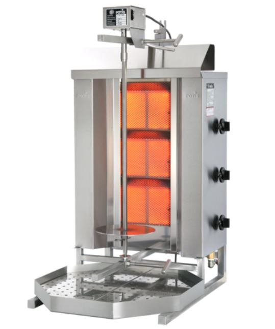 POTIS Gas Kebab Grill GD3-S