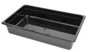 Polycarbonat Kantin GN 1/1-100mm, Svart.