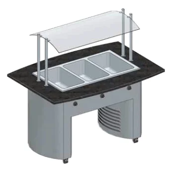 DoraMetal Värmebuffé DM- 94912 3 x GN 1/1