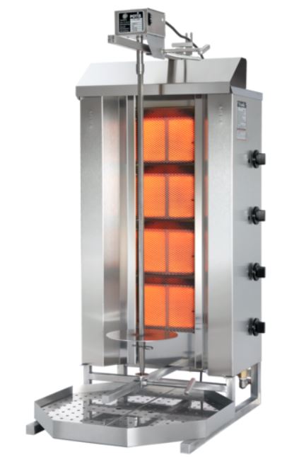 POTIS Gas Kebab Grill GD4-S