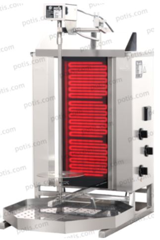 POTIS El Kebab Grill Keramiskt glas CE3
