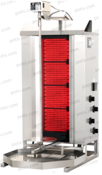 POTIS El Kebab Grill Keramiskt glas CE4