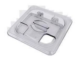 Plast kantin ”Viklock” i PC plast GN 1/2