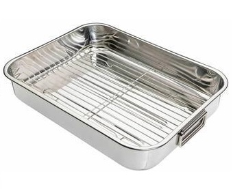 Rostfritt galler för pommes frites 1/1GN