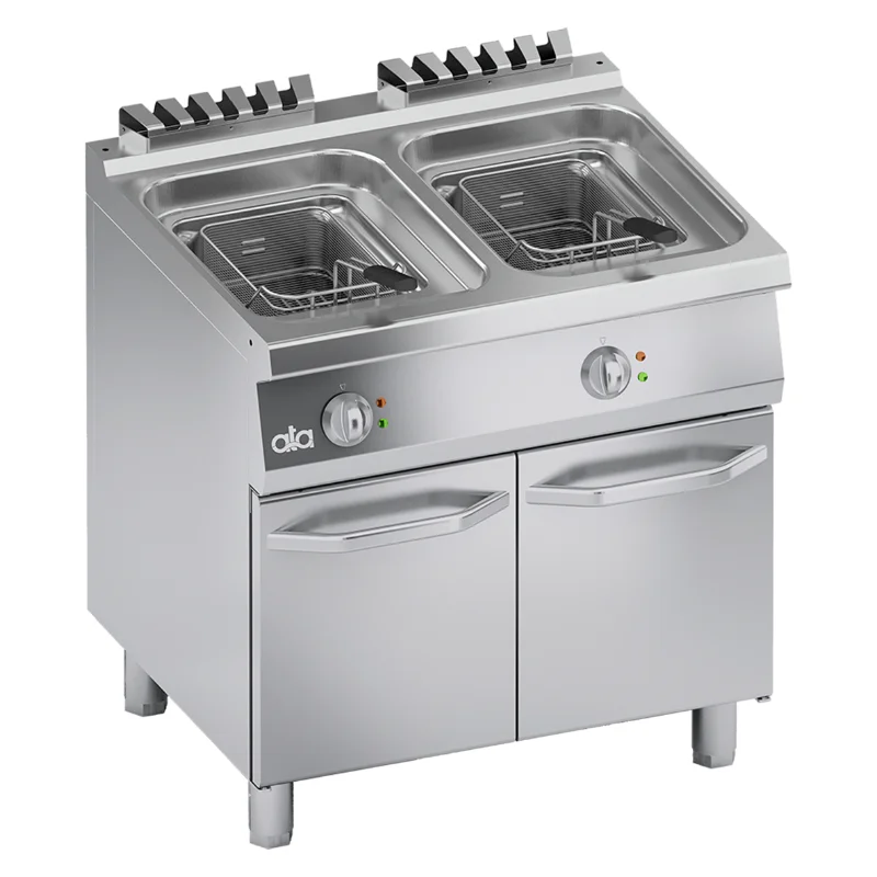 ATA Solution Dubbel Fritös 10 + 10 l fast element S700