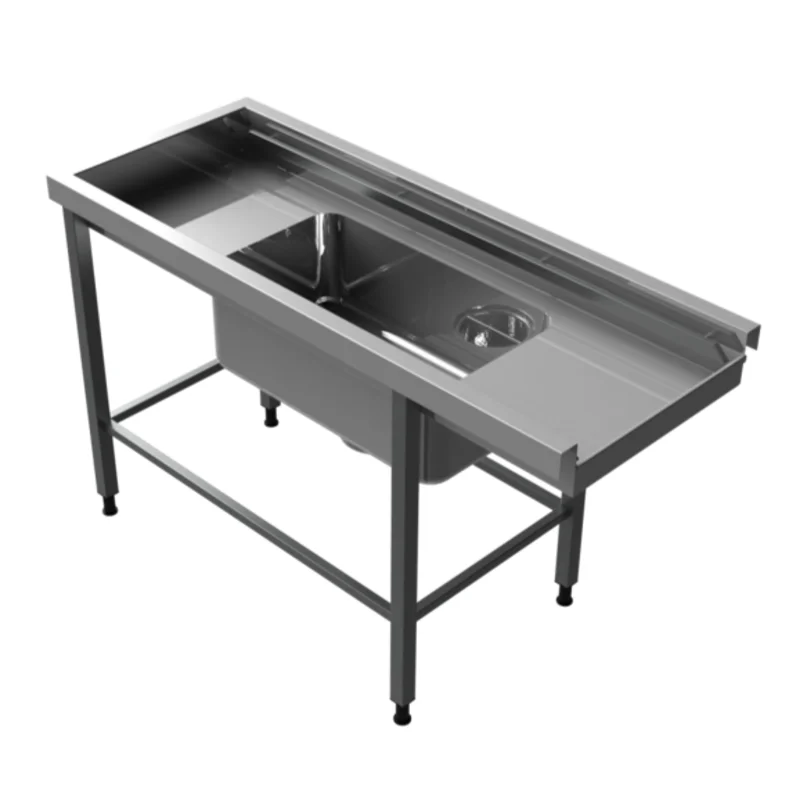 Inmatningsbänk med 700-bassäng 1200x600x900 mm