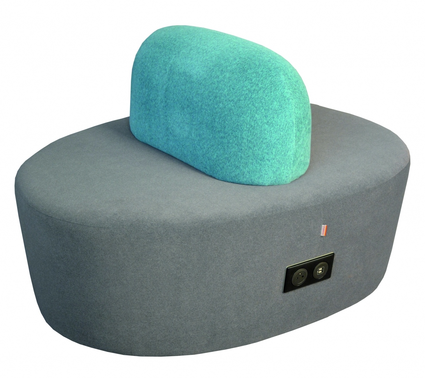 Soffa POUF, med el-uttag