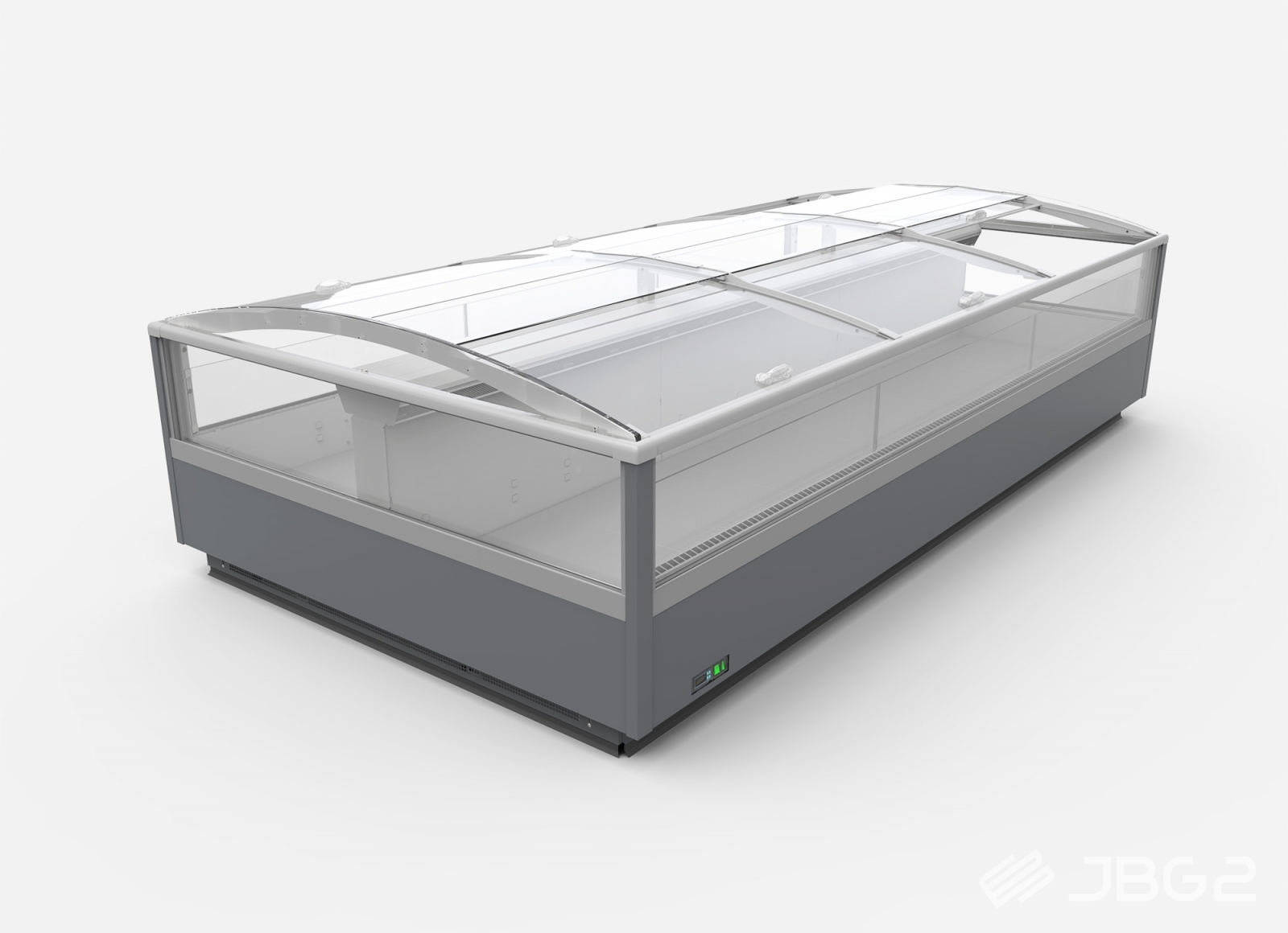 JBG frysgondol centralkyl CO² med skjutlock WNEV-27-3750