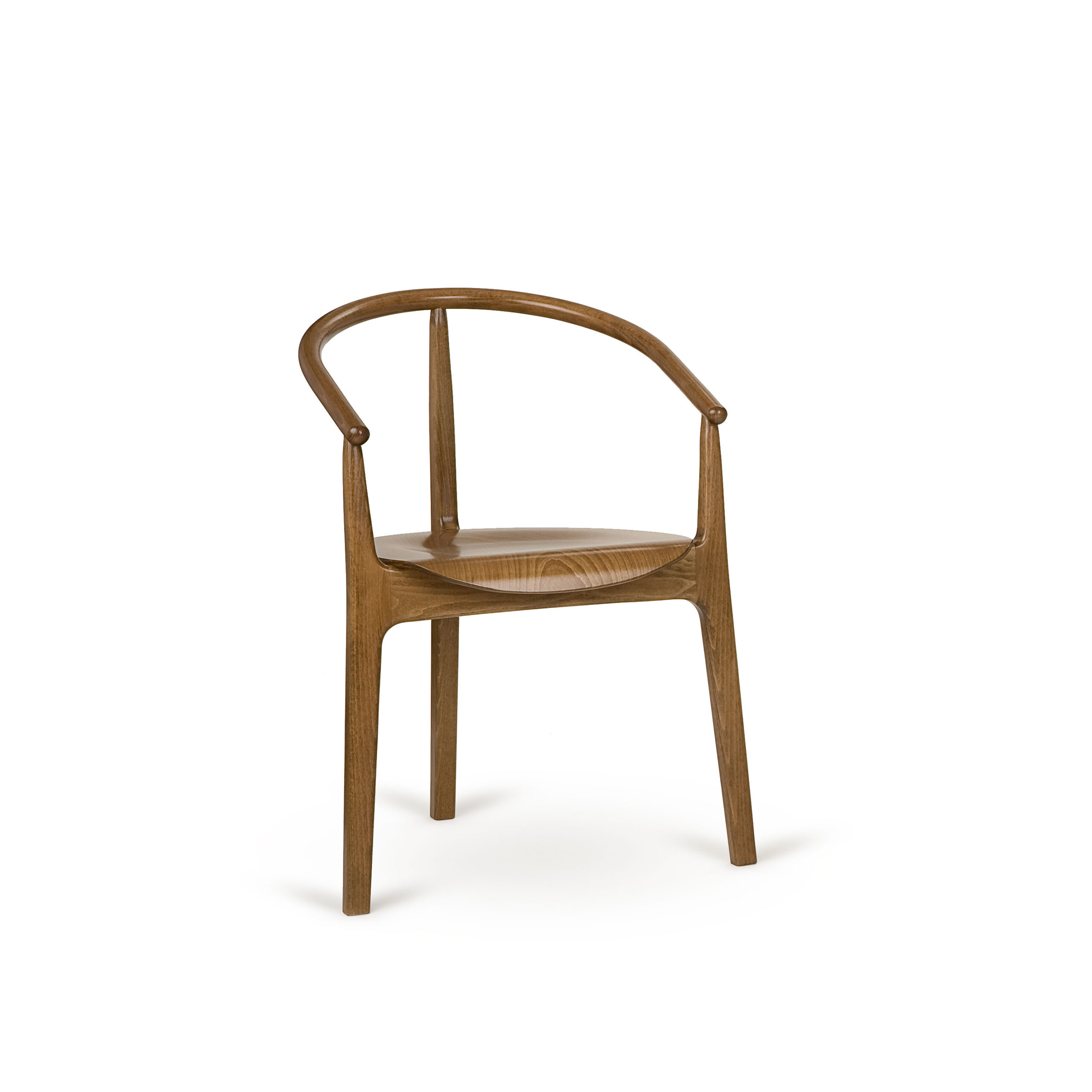 EVO A, designad karmstol i trä