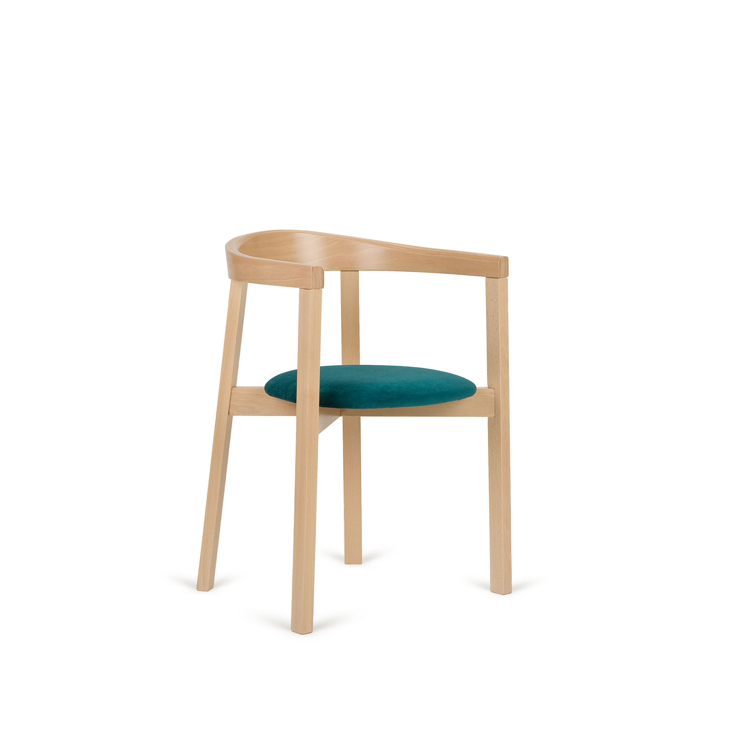 UXI A, designad karmstol i trä