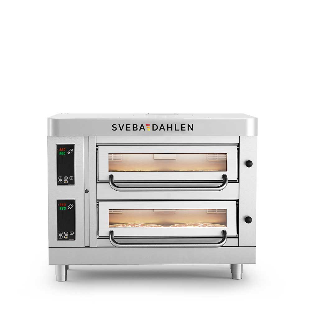 SVEBA-DAHLEN Bänkpizzaugn P202 2-däck – 2 pizzor/däck