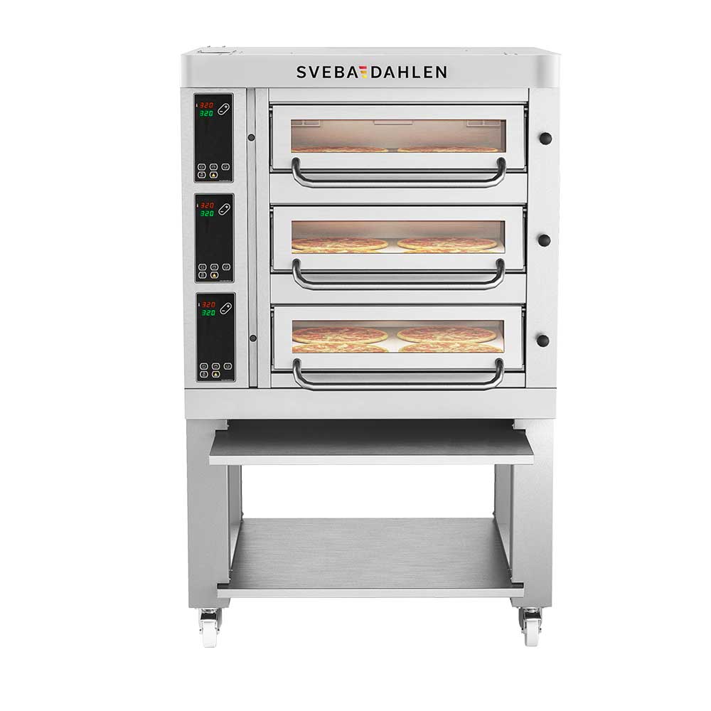 SVEBA-DAHLEN Pizzaugn P 403 3-däck – 4 pizzor/däck