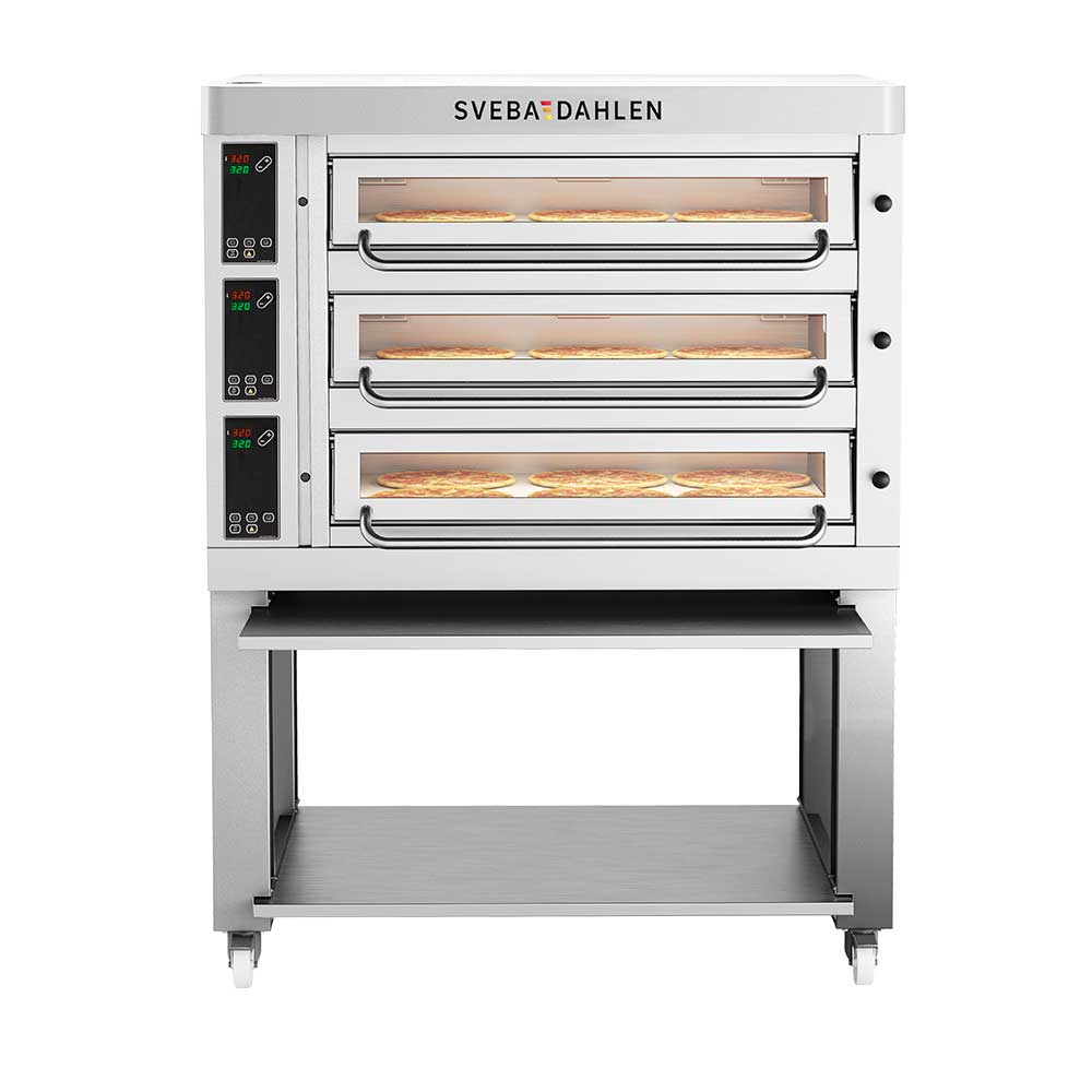 SVEBA-DAHLEN Pizzaugn P603 3-däck – 6 pizzor/däck