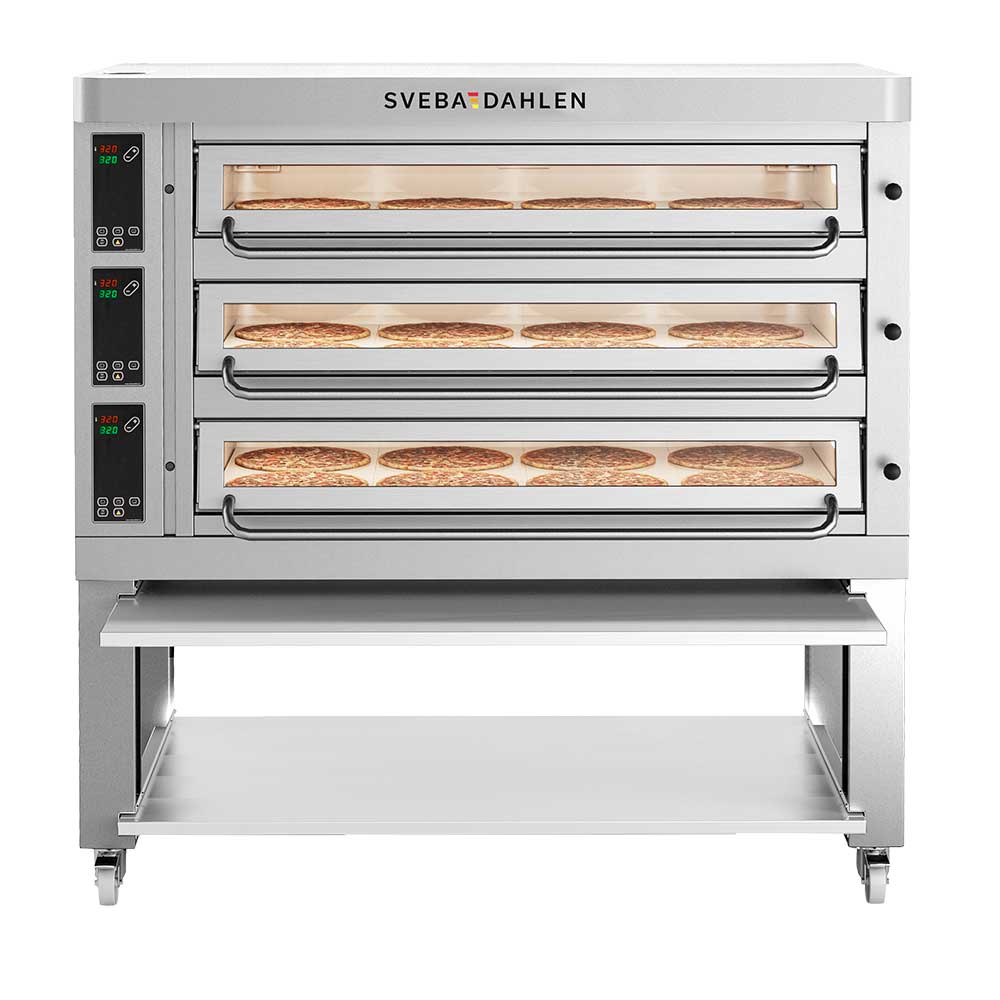 SVEBA-DAHLEN Pizzaugn P803 3-däck – 8 pizzor/däck