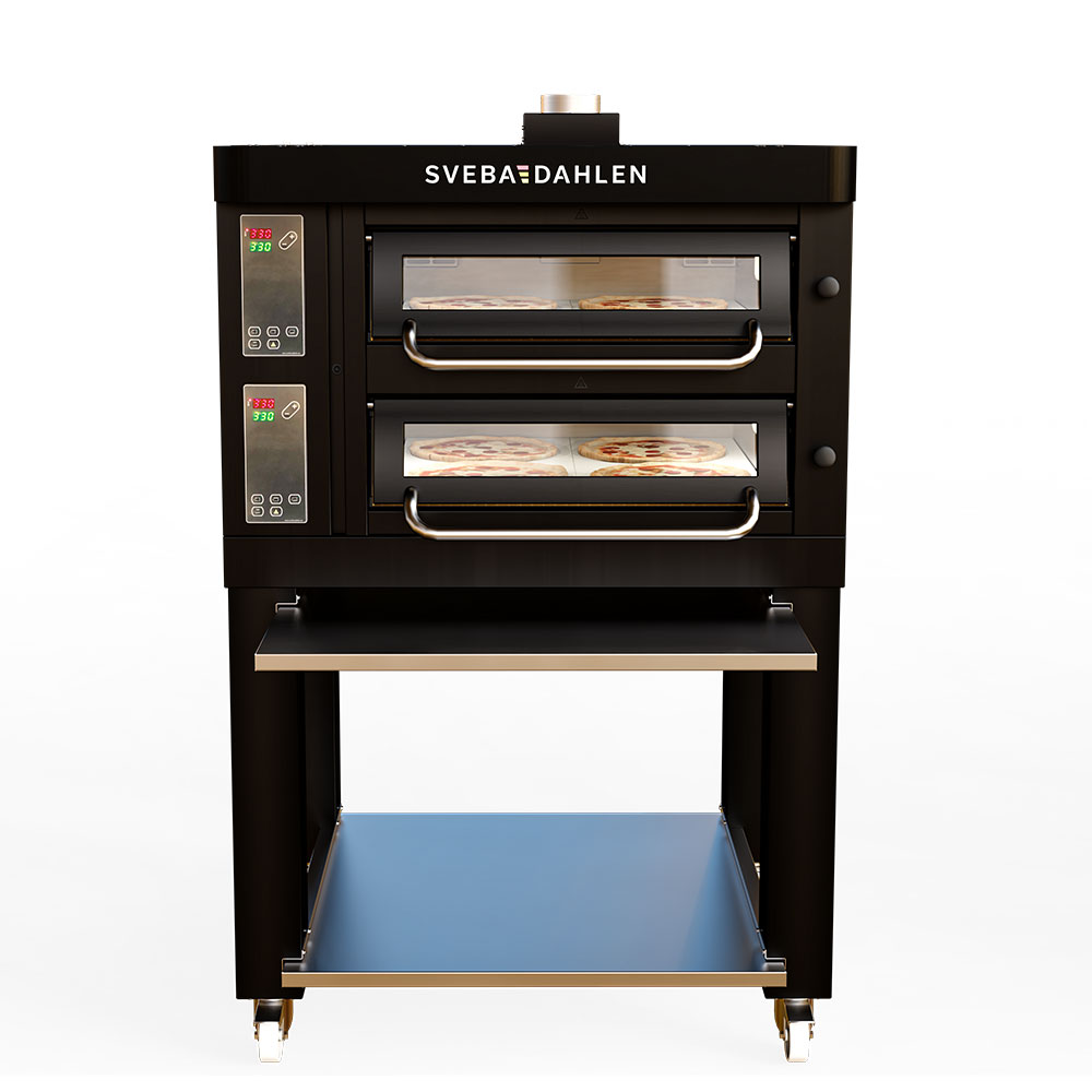 SVEBA-DAHLEN Pizzaugn P402B Beyond Black 2-däck – 4 pizzor/däck