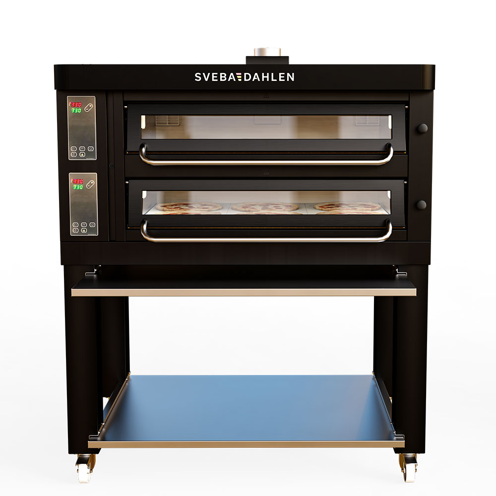 SVEBA-DAHLEN Pizzaugn P602B Beyond Black 2-däck – 6 pizzor/däck