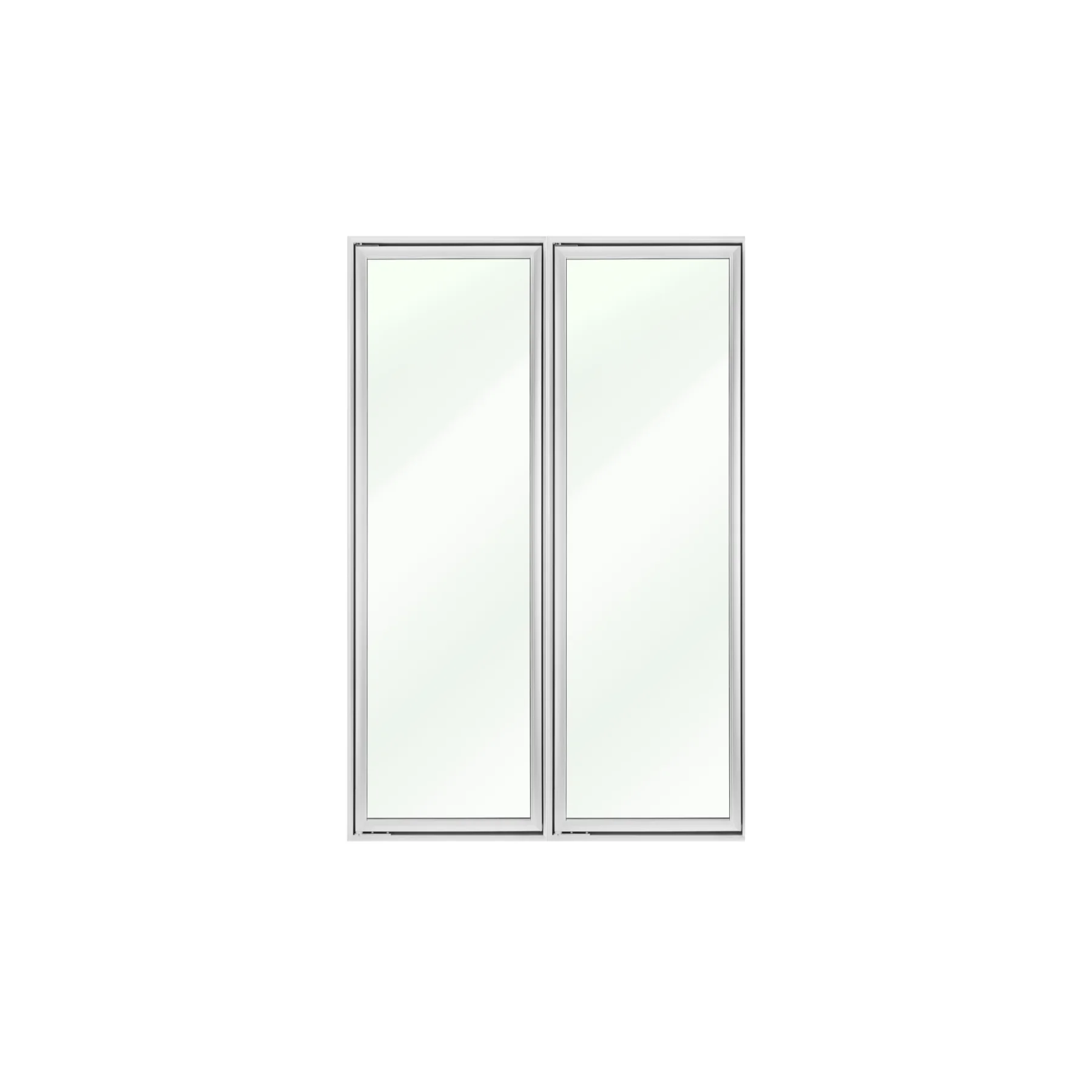 Glasdörrar för frysrum 2 dörrar B 660-760 x H 1600-1800 mm