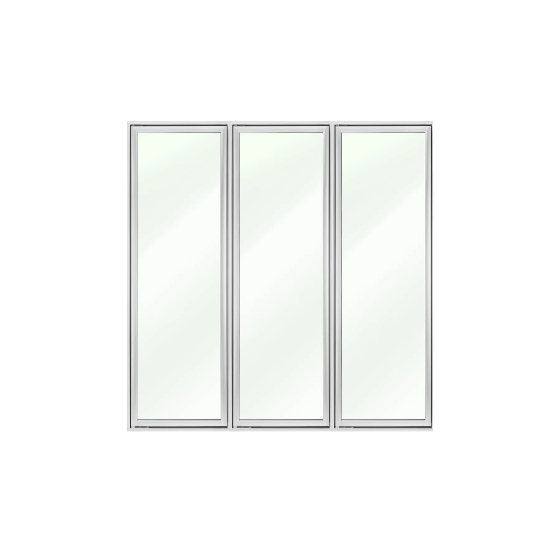 Glasdörrar för frysrum 3 dörrar B 660-760 x H 1600-1800 mm