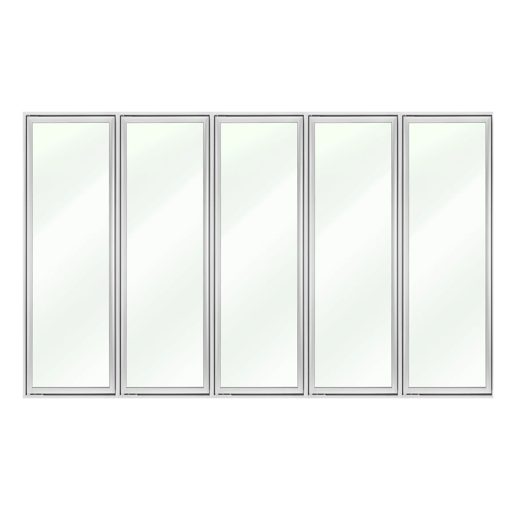Glasdörrar för frysrum 5 dörrar B 660-760 x H 1600-1800 mm