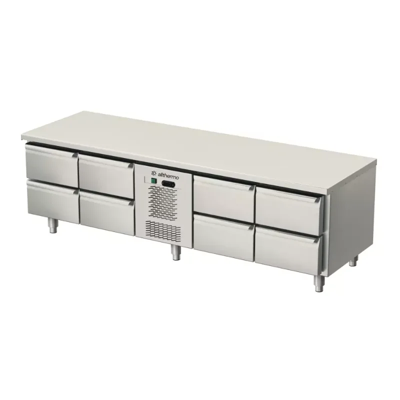 Allthermo Grillkylbänk med lådor MGKB (B1235-2035 x D650 x H1050 mm)