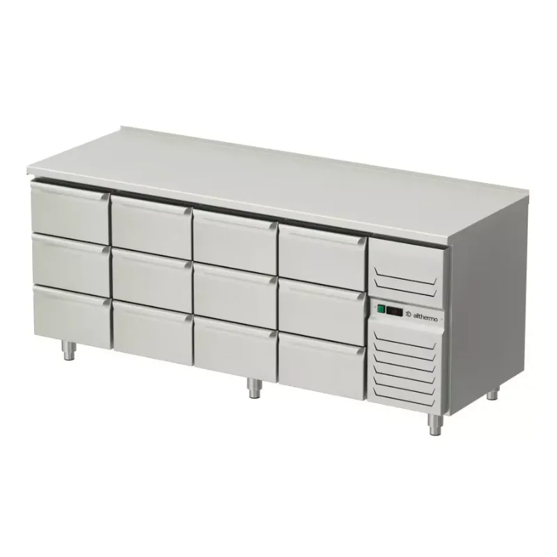 Allthermo Kylbänk KHT-A med lådor (B800-2000 x D700 x H900 mm)