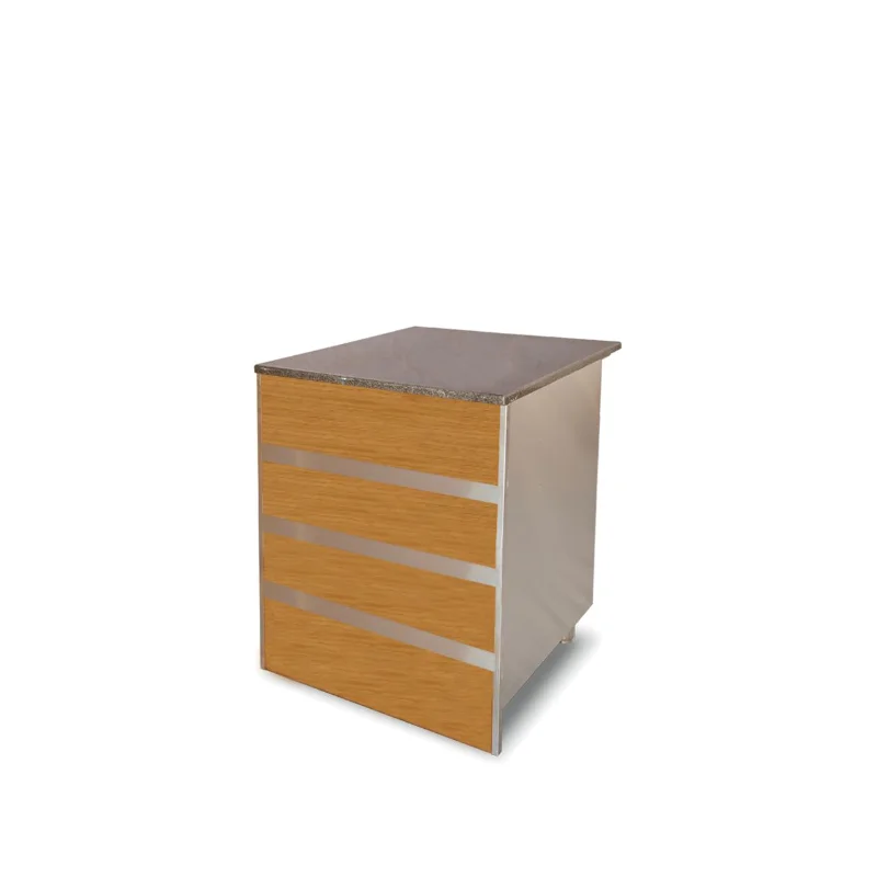 CombiSteel Kassadisk Wenge (B800xD800xH850 mm)