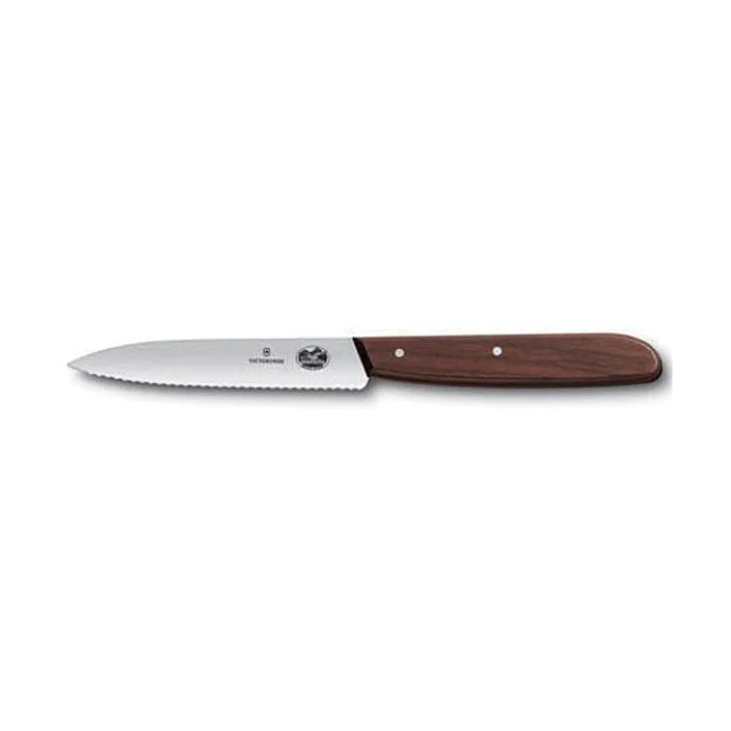 Grönsakskniv Victorinox 5.0730, 10 cm Tandad / trä