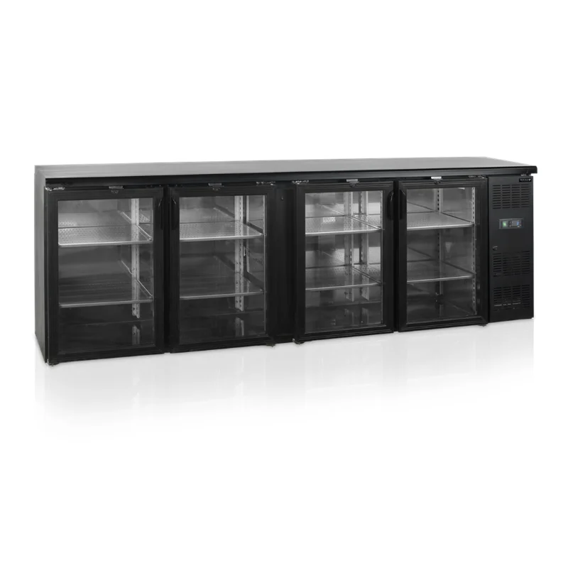 TEFCOLD® Kylbänk med glasdörr (BAR LINE) CBC410G