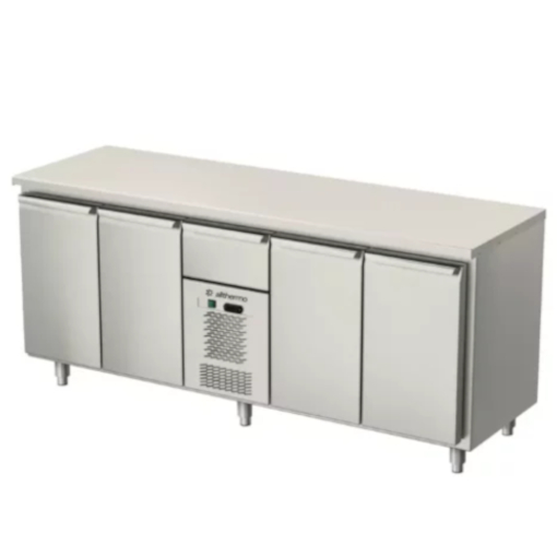 Allthermo Kylbänk med dörrar och 1 låda MKB (B1235-2100 x D650 x H900 mm)