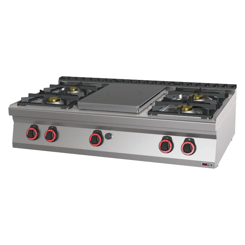 REDFOX Gasspis med solid top gas 5 brännare | STP 70/012 G | S700