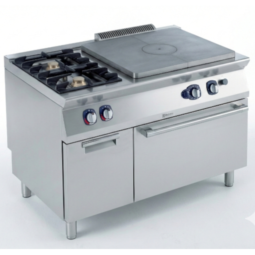 Electrolux Gashällspis med Gasugn, golvmodell, häll, 2 brännare E7STGL3010