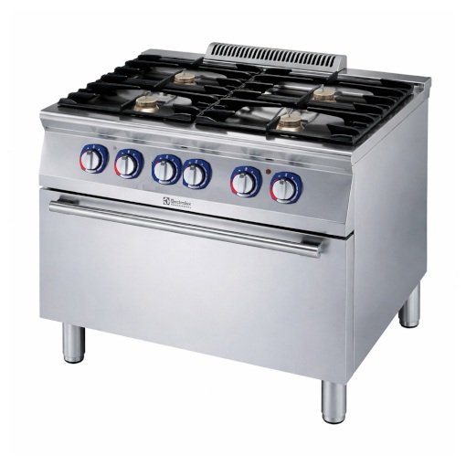 Electrolux Gasspis med Elugn, golvmodell, 4 brännare E7GCGH4CE0