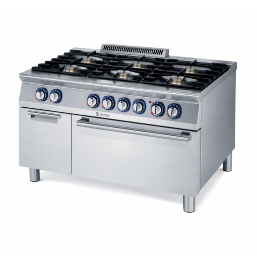 Electrolux Gasspis med Elugn, golvmodell, 6 brännare E7GCGL6C20