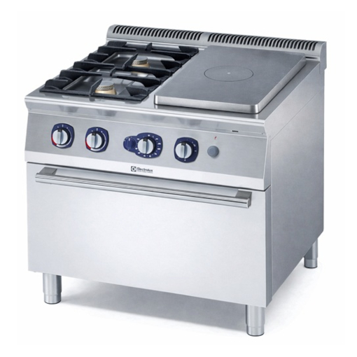 Electrolux Gashällspis med Gasugn, golvmodell, häll, 2 brännare E7STGH30G0