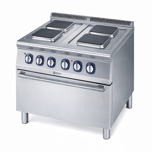 Electrolux Elspis, fristående, med Elugn, golvmodell, 4 fyrkantiga plattor E7ECEH4QE0
