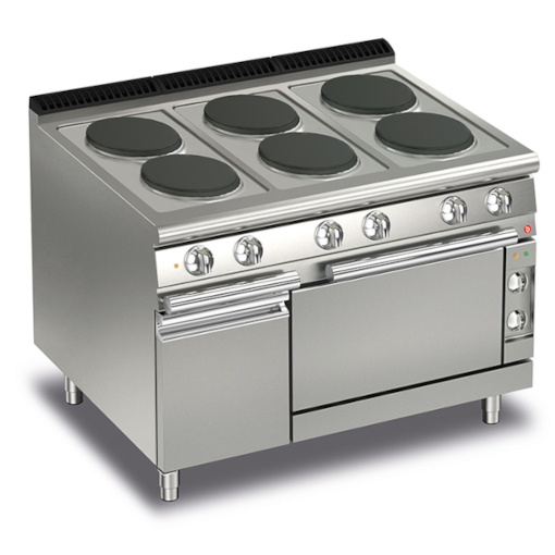 Baron elspis med ugn, 6 st runda zoner Q70PCF/E120 CR1012689
