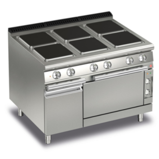 Baron elspis med ugn, 6 st kvadratiska zoner Q70PCF/E121 CR1012769
