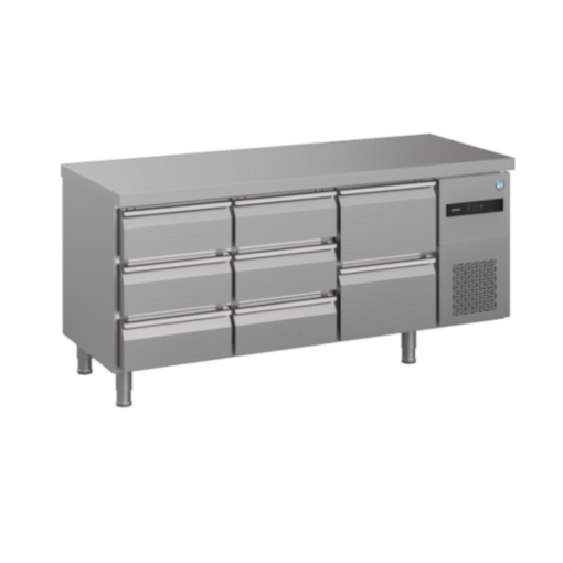 Hoshizaki ADVANCE ACR-180DG-332-RRC-L2 kylbänk med 3 sektioner 889020858