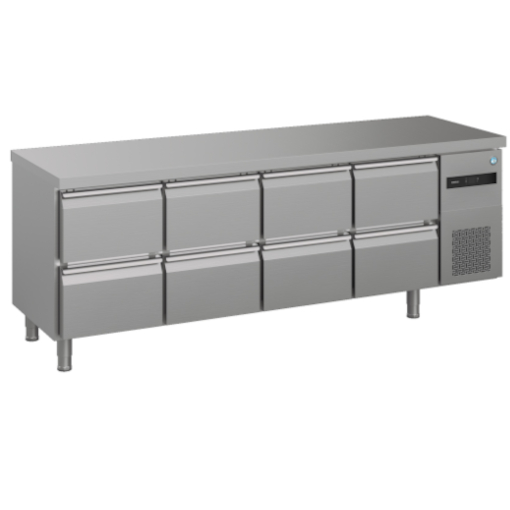 Hoshizaki ADVANCE ACR-225DG-2222-RRC-L2 kylbänk med 4 sektioner 889040850